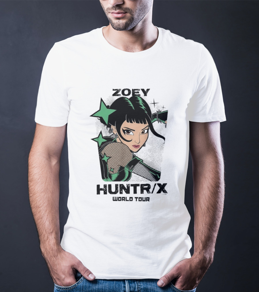 Zoey Huntr/X Girlz Tour Kpop Demon Hunters T-Shirt