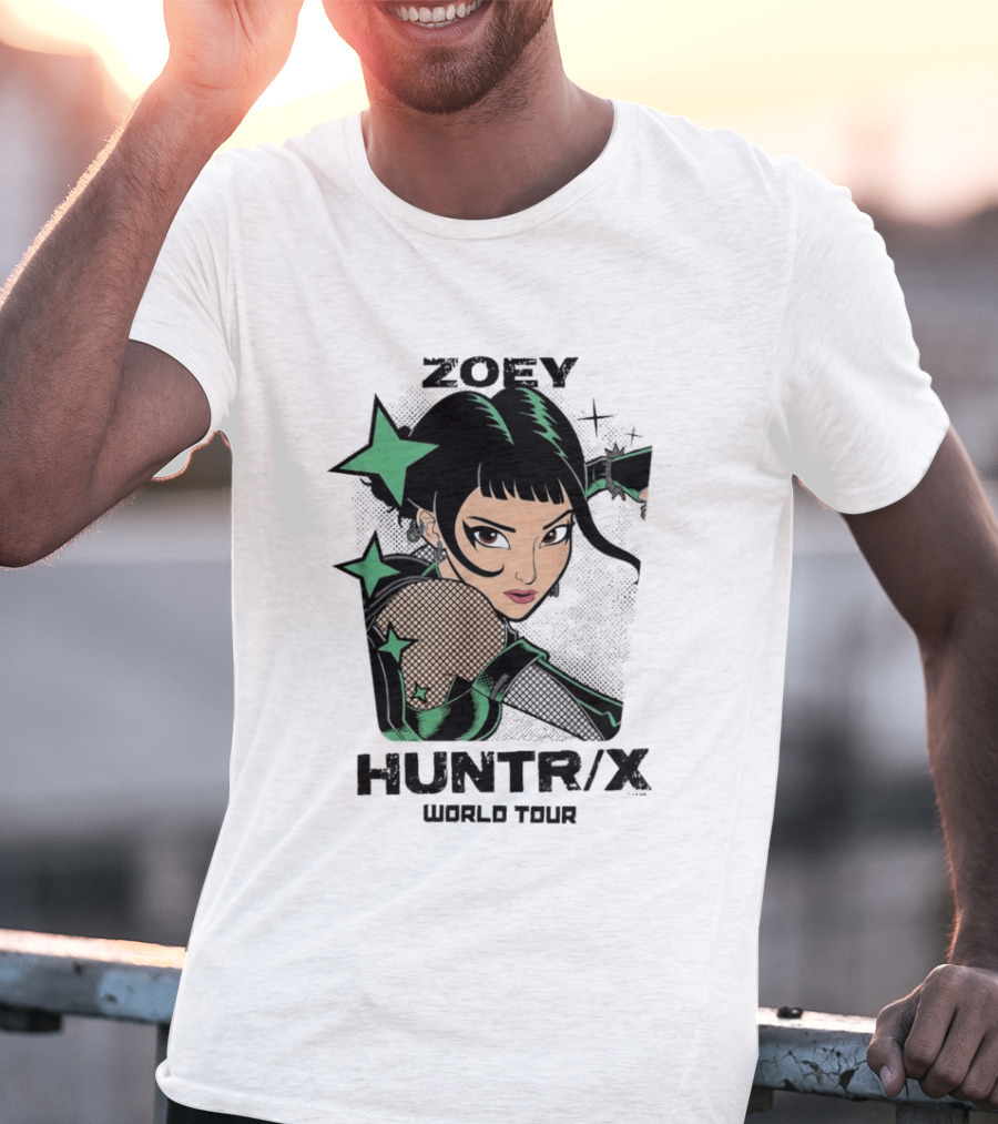 Zoey Huntr/X Girlz Tour Kpop Demon Hunters T-Shirt