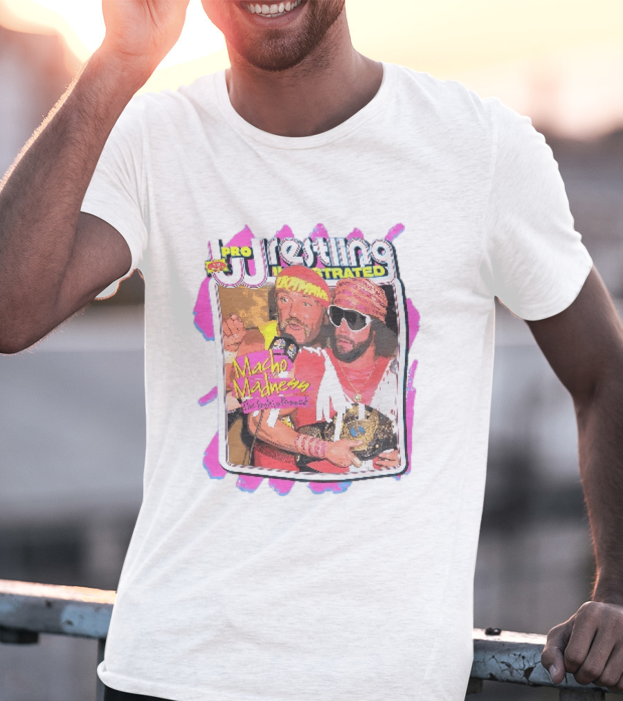 Pro Wrestling Illustrated Macho Madness The Torch Is Passed T-Shirt