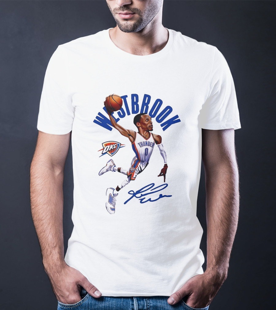 Russell Westbrook Oklahoma City Thunder OKC NBA Westbrook Thunder T-Shirt