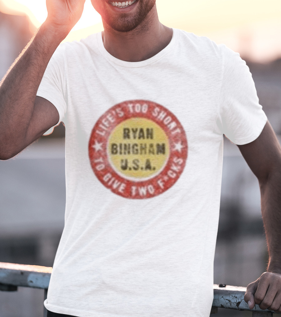 Ryan Bingham Life's Too Short To Give Two F*cks USA T-Shirt