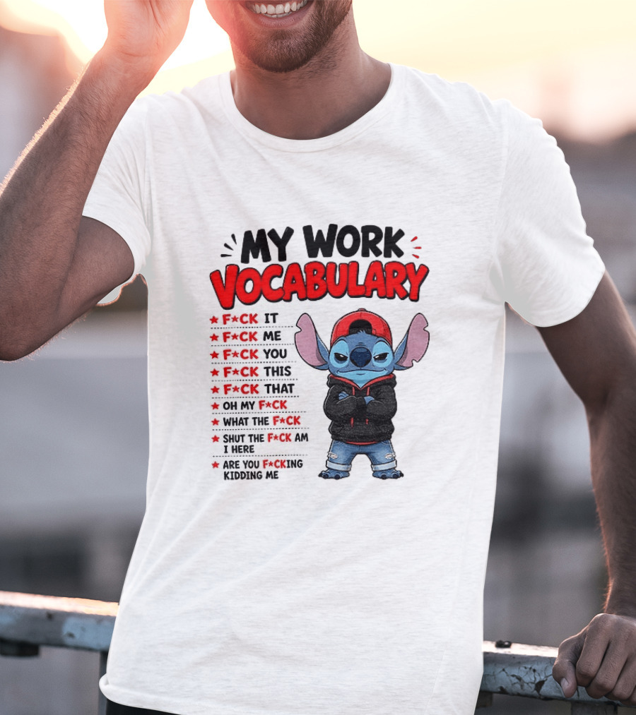 Stitch My Work Vocabulary F*ck It You This That Are You Kidding Me T-Shirt