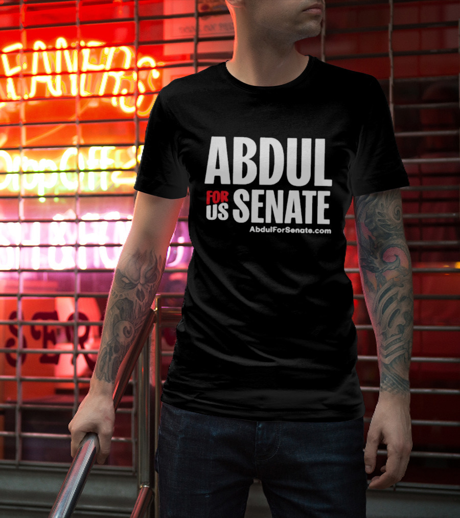 Abdul For US Senate AbdulForSenate.com T-Shirt