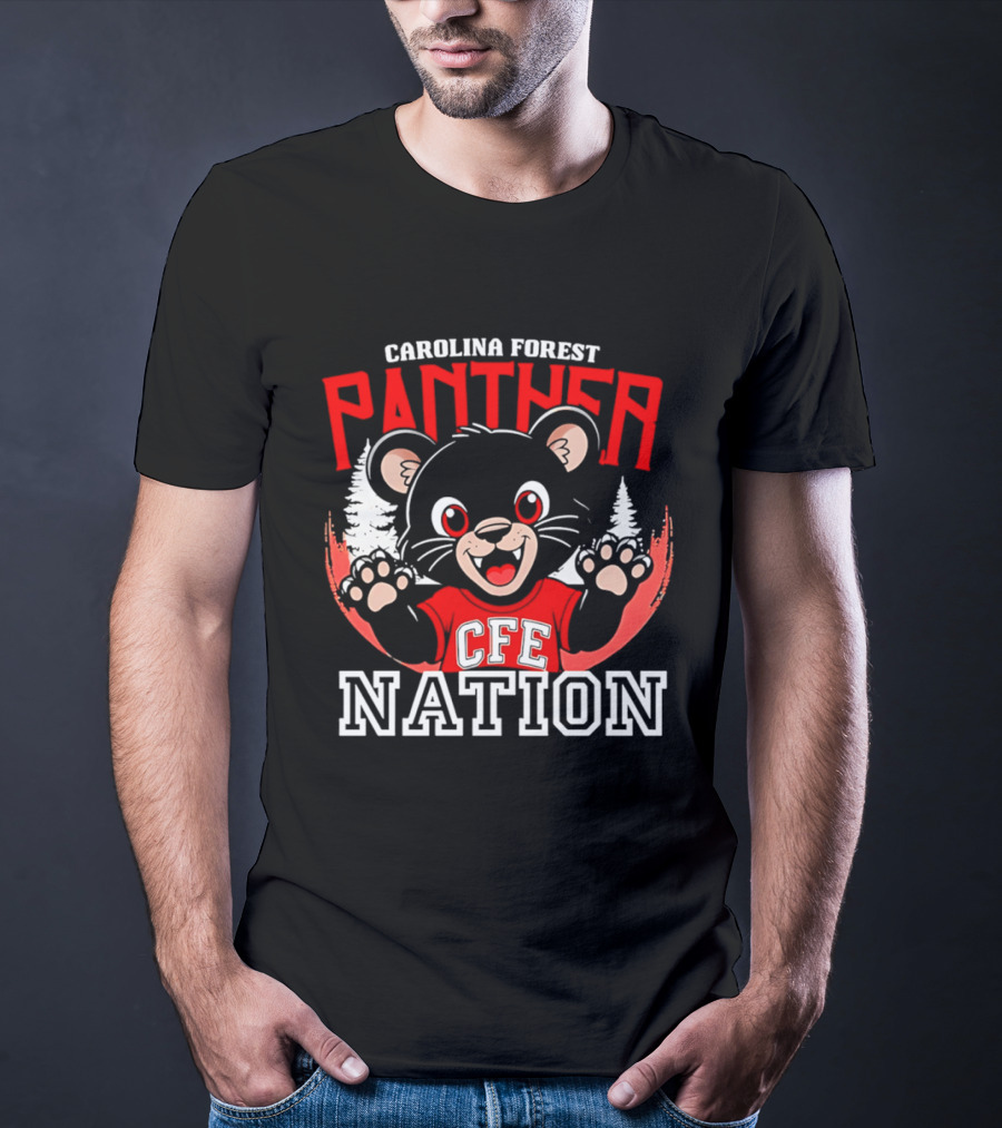 Carolina Forest Panther CFE Nation Cute T-Shirt