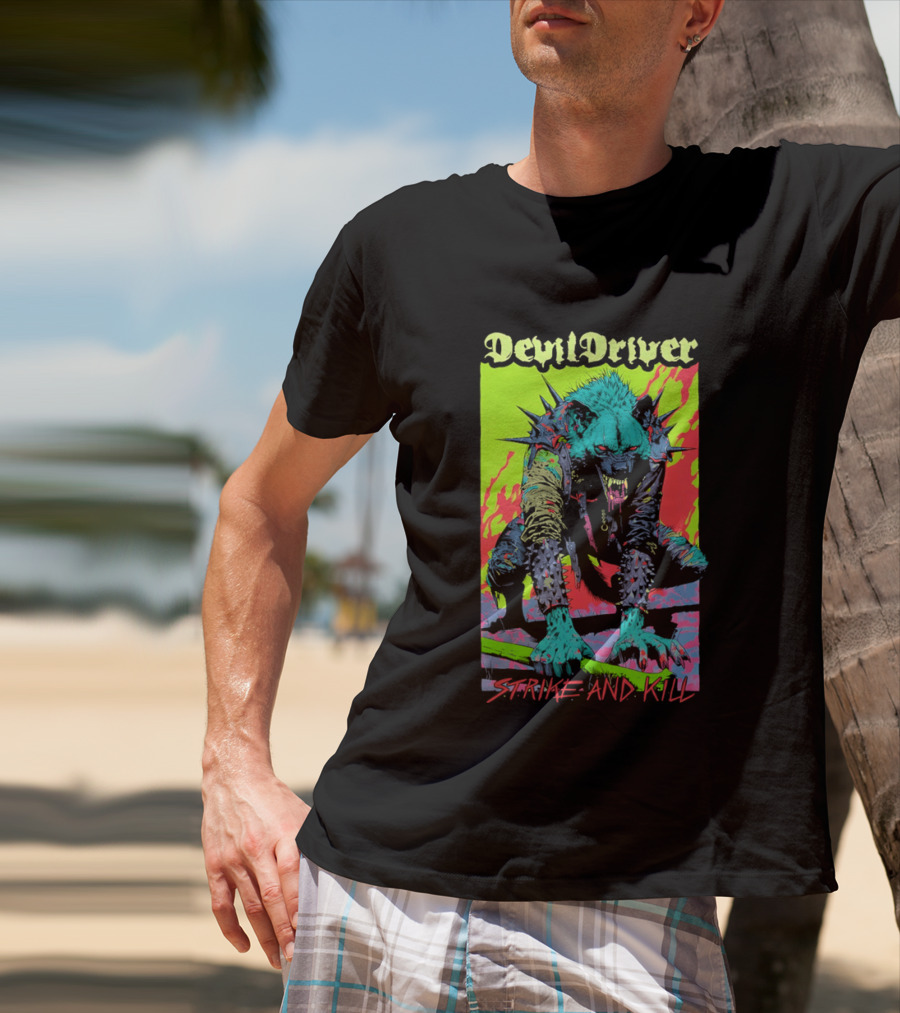 DevilDriver Strive And Kill Bone Hyena T-Shirt