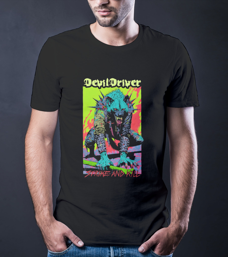 DevilDriver Strive And Kill Bone Hyena T-Shirt