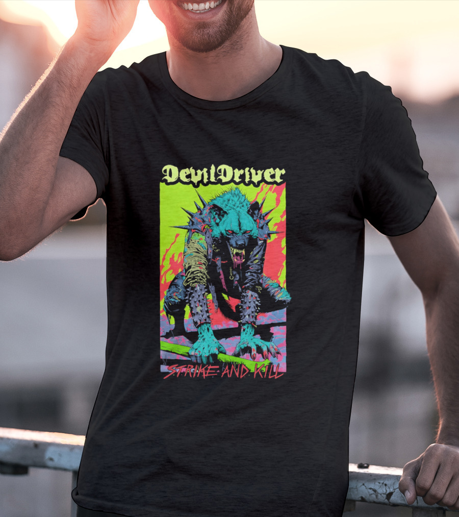 DevilDriver Strive And Kill Bone Hyena T-Shirt