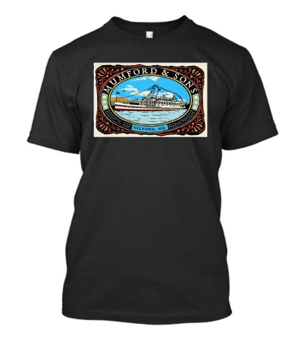 Mumford & Sons BankNH Pavilion Gilford NH August 15 2026 With Steamboat T-Shirt