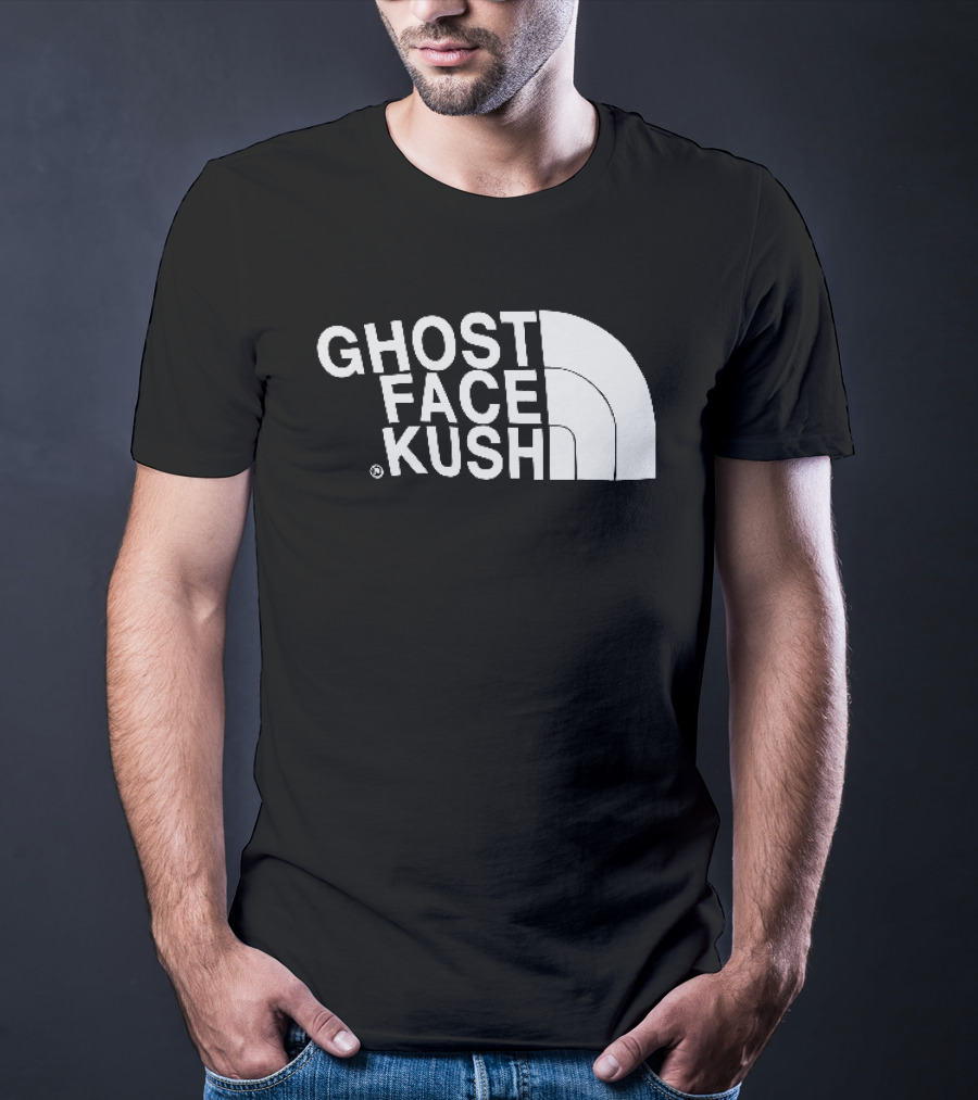 Ghost Face Kush North Face T-Shirt