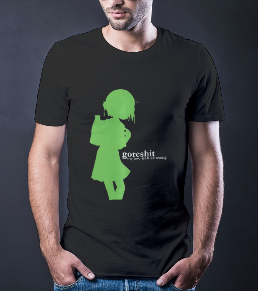 Goreshit My Love Feels All Wrong Anime T-Shirt