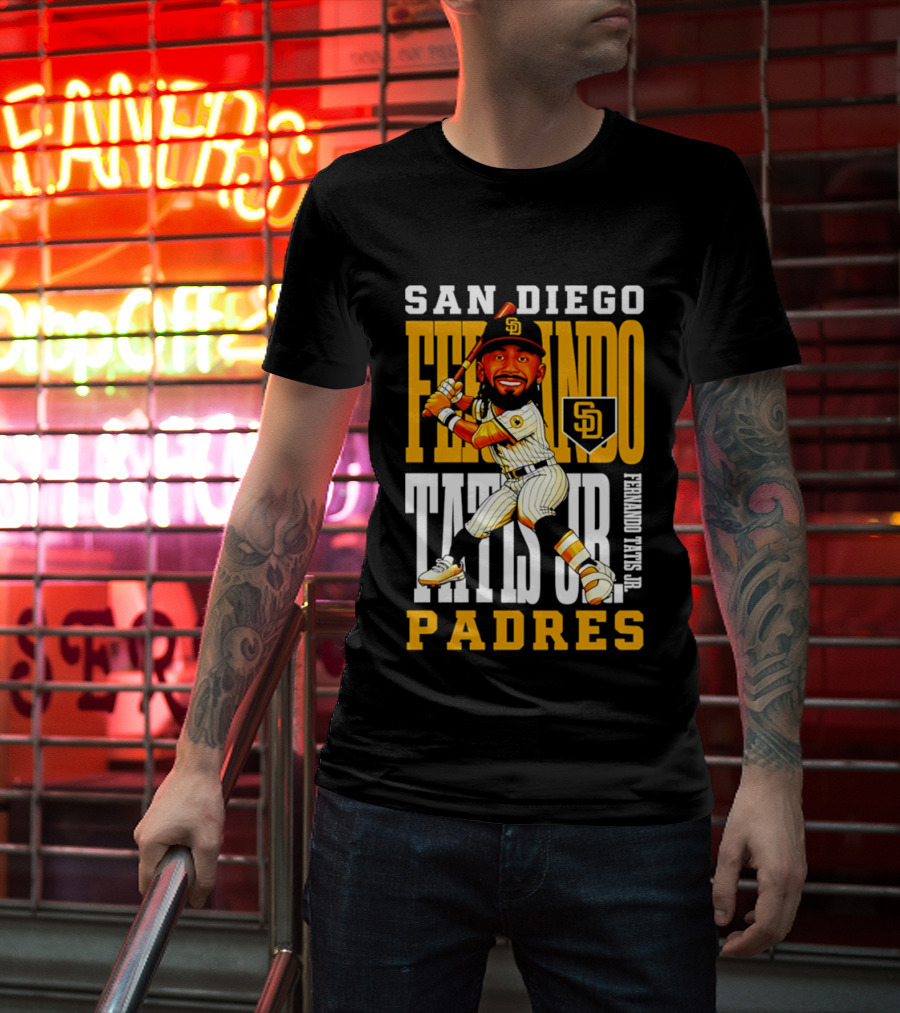 San Diego Padres Fernando Tatis Jr Iconic Baseball Star T-Shirt