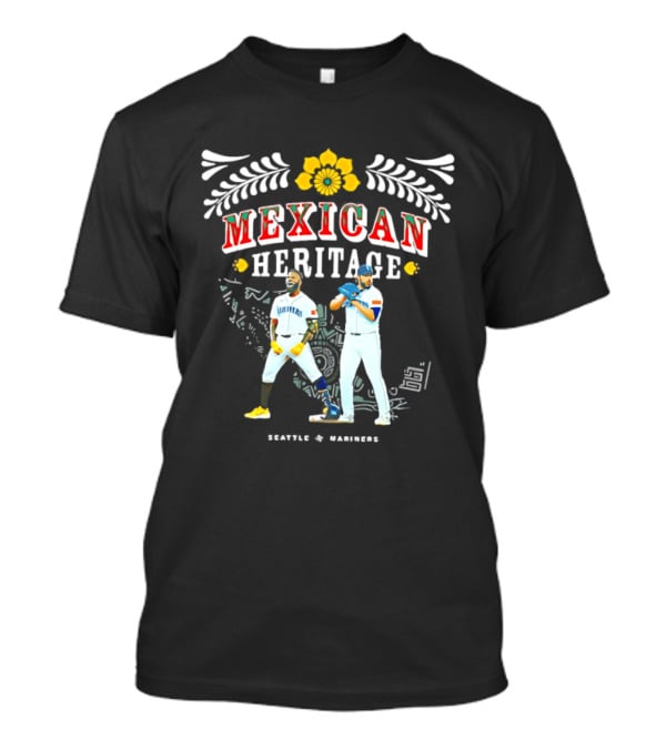 Mexican Heritage Seattle Mariners MLB Baseball Seattle To Sábado T-Shirt
