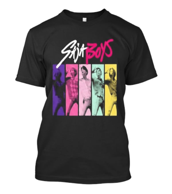 Saja Boys Kpop Demon Hunters World Tour Colorful T-Shirt
