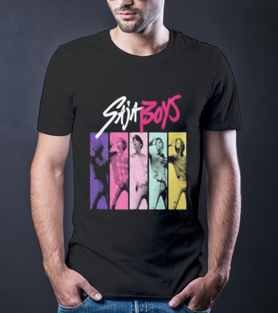 Saja Boys Kpop Demon Hunters World Tour Colorful T-Shirt