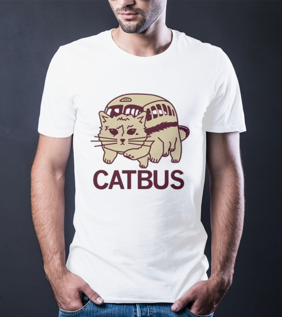 Catbus Gary Feline Transport Mashup T-Shirt