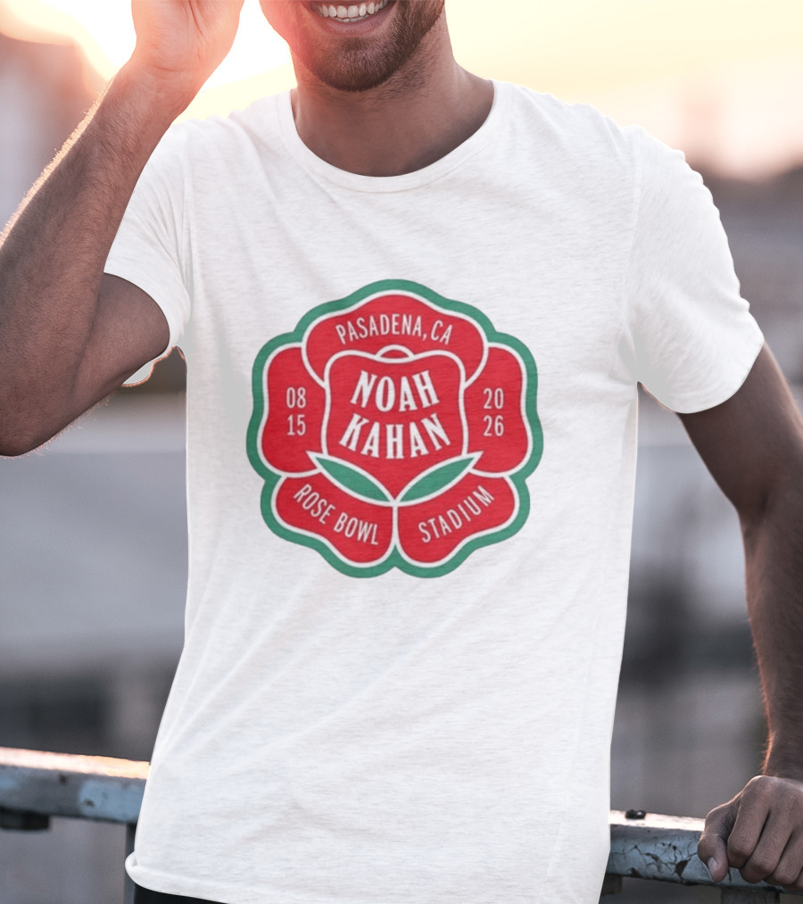 Noah Kahan Pasadena CA Rose Bowl Stadium 2026 August 15 T-Shirt