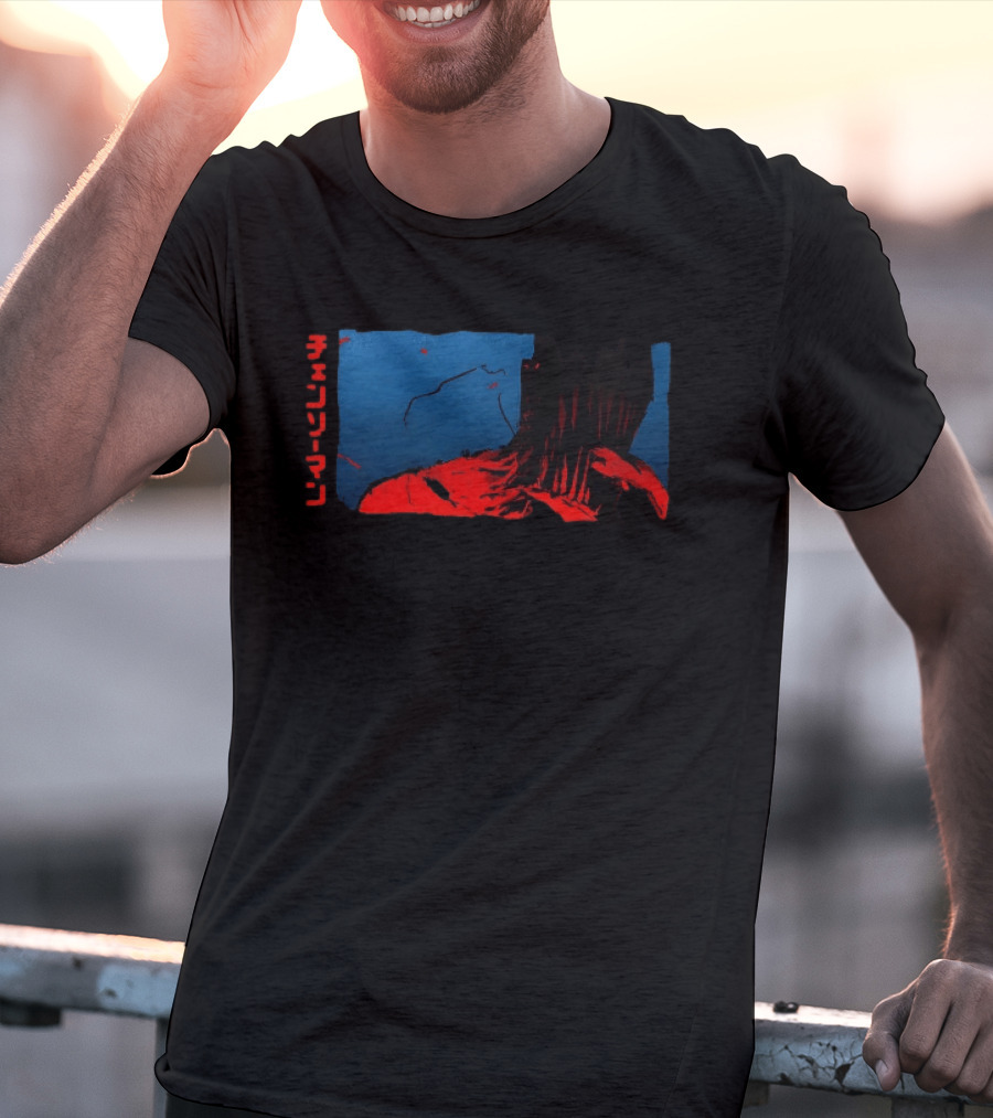 Chainsaw Man Nightmare Ink Dark Anime Art Manga T-Shirt