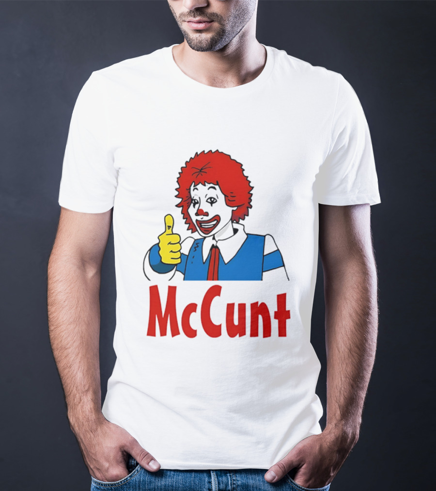 Ronald McDonald McCunt Thumbs Up Red Hair Blue Outfit T-Shirt