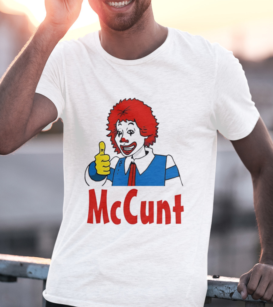 Ronald McDonald McCunt Thumbs Up Red Hair Blue Outfit T-Shirt