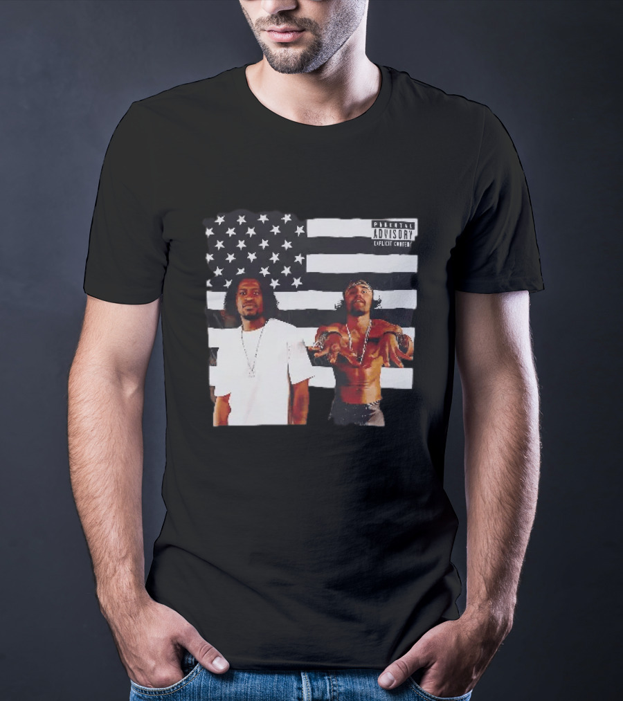 OutKirk Kirk X Floyd American Flag Explicit Content T-Shirt