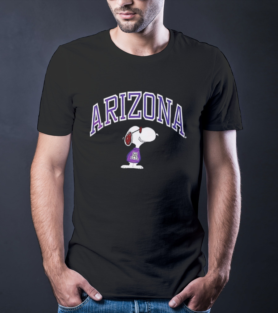 Arizona Snoopy Peanuts Collaboration College Collection T-Shirt