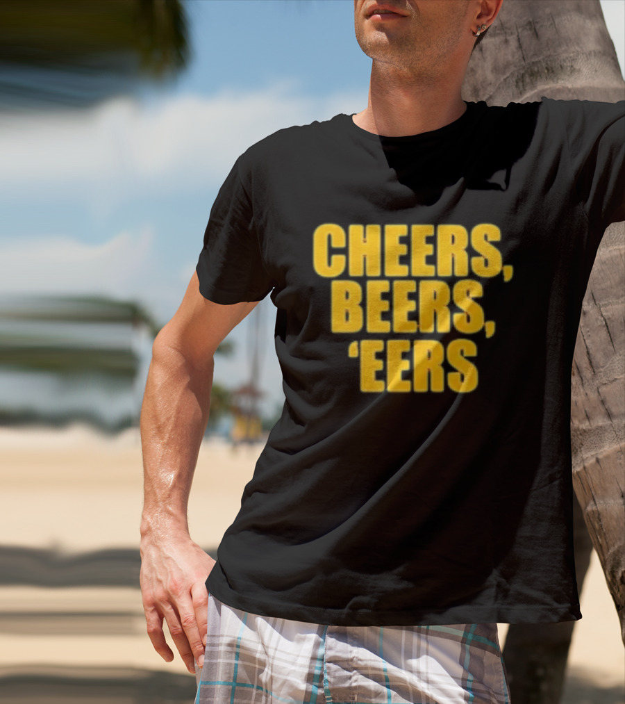 Cheers Beers 'Eers West Virginia Mountaineers NCAA Tailgate Party T-Shirt