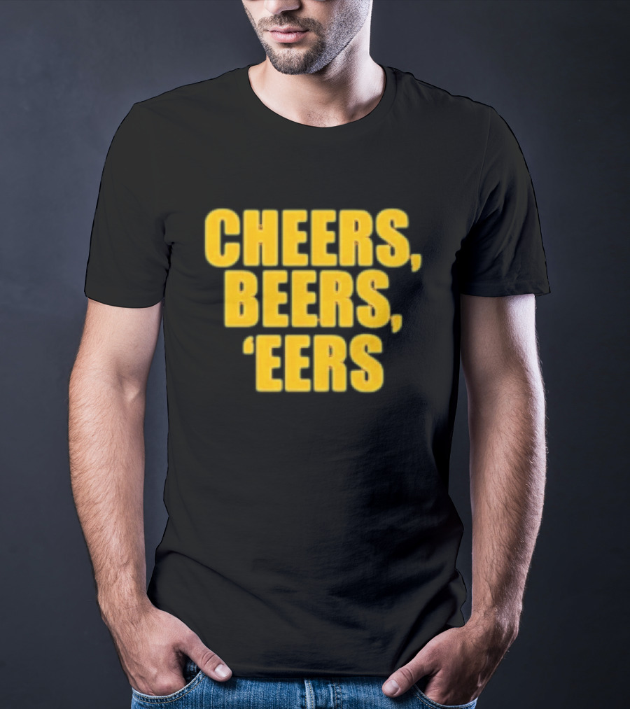 Cheers Beers 'Eers West Virginia Mountaineers NCAA Tailgate Party T-Shirt