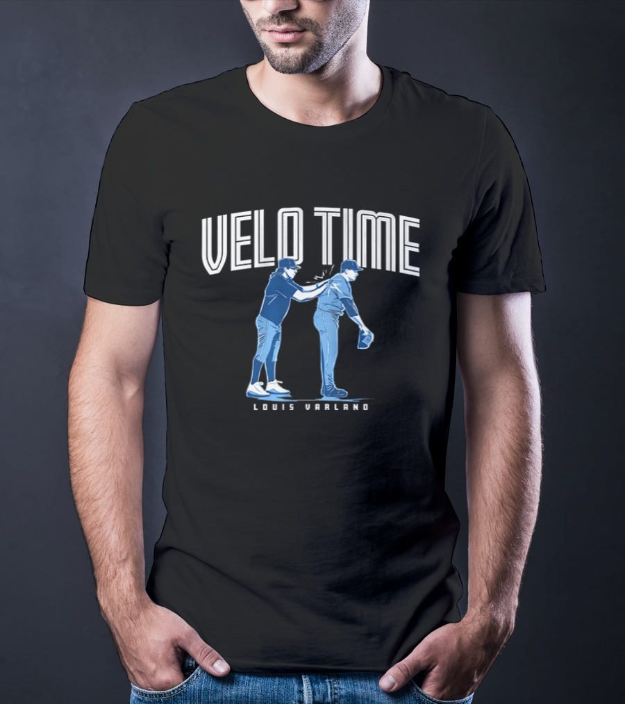 Velo Time Louis Varland Toronto Baseball T-Shirt