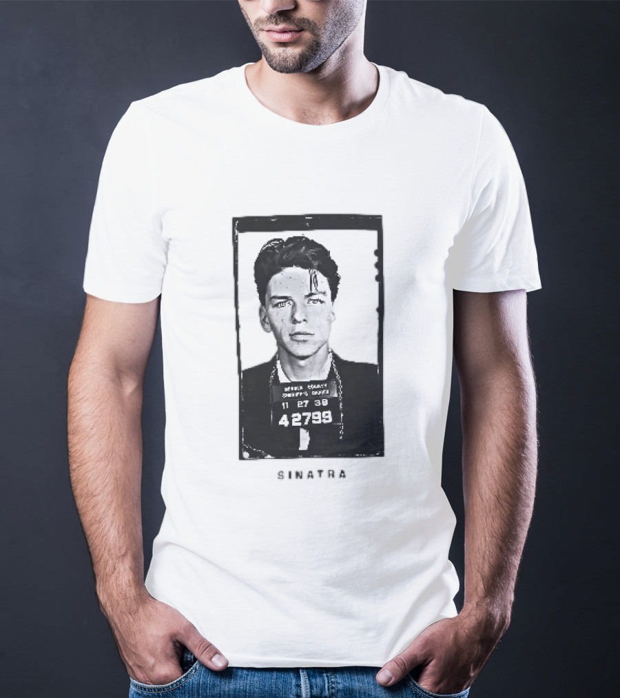 Bergen County Sheriffs Office 11 27 38 42799 Sinatra Shot T-Shirt