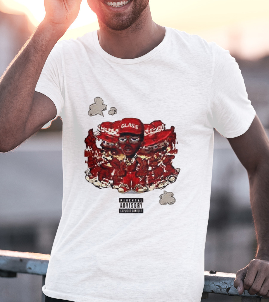 Parental Advisory Explicit Content Tyler The Creator Glass Red Hat T-Shirt