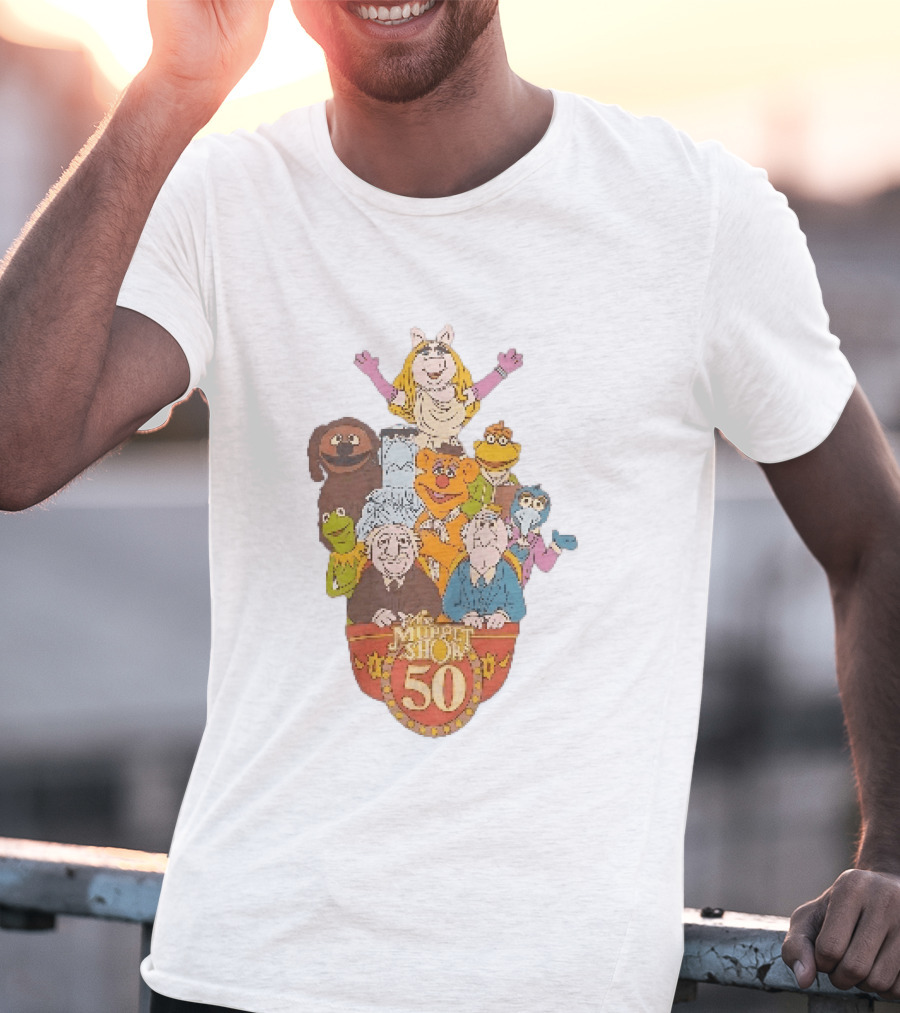 The Muppet Show Anniversary 50 Iconic Characters Celebration T-Shirt