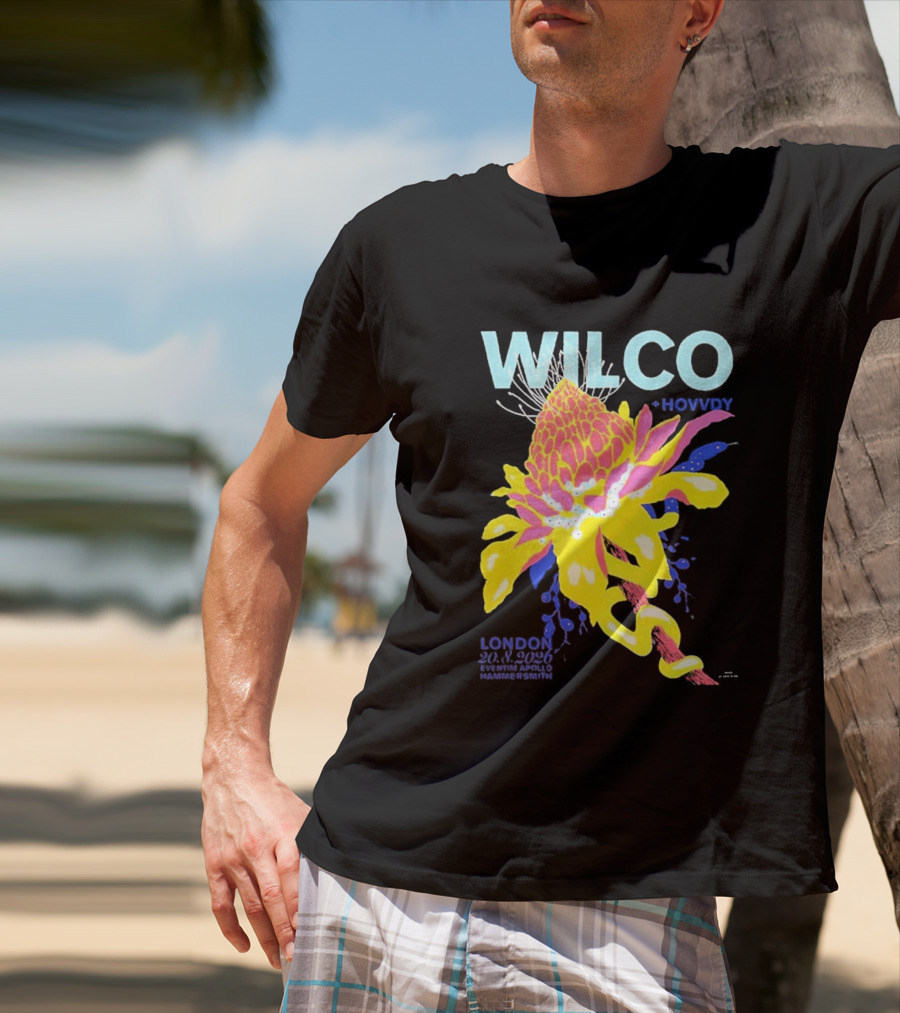 Wilco London UK Eventim Apollo Hammersmith August 20 2026 Featuring Hovvdy T-Shirt