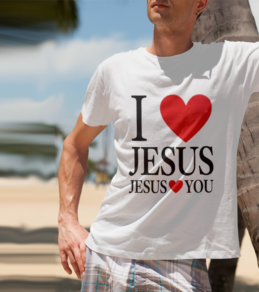 Cameron Dicker I Love Jesus Jesus Love You T-Shirt