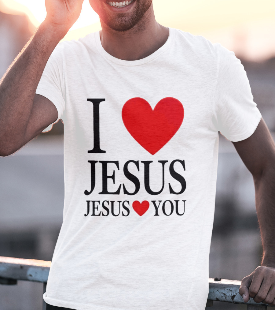 Cameron Dicker I Love Jesus Jesus Love You T-Shirt
