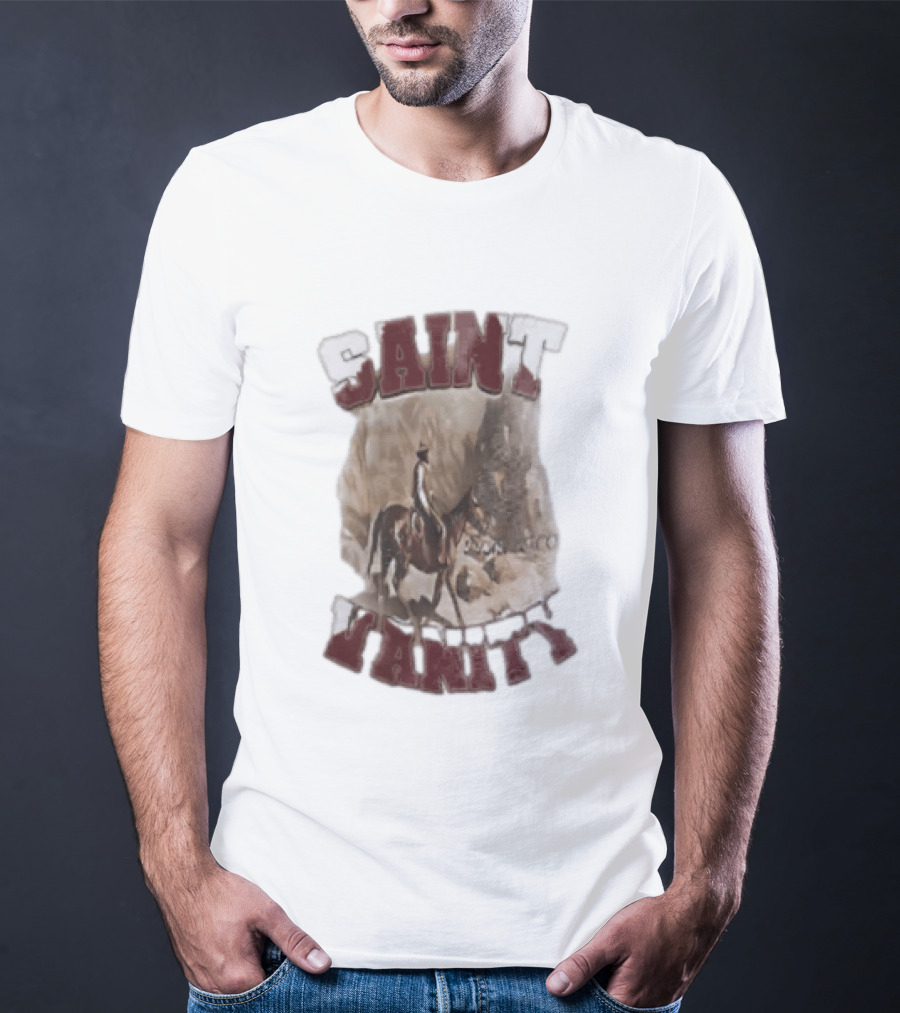 Saint Vanity Cowboy Horse Western T-Shirt