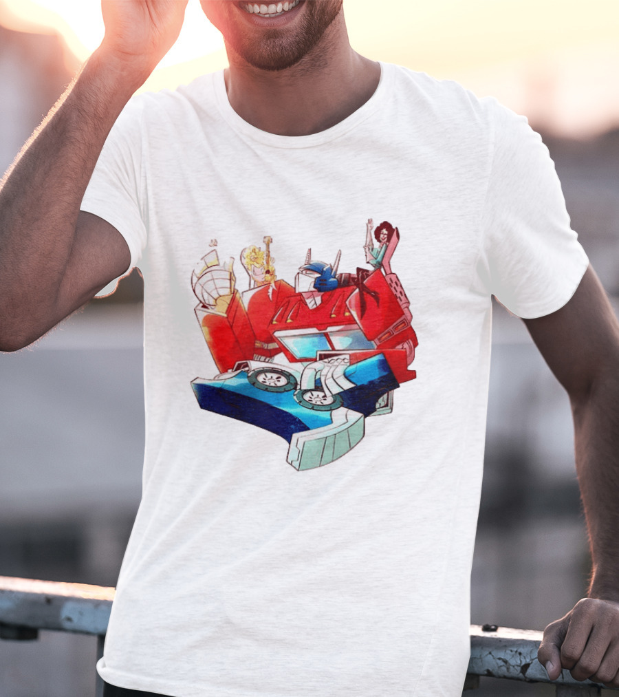Dolly Parton Tim Curry Peter Cullen Optimus Prime T-Shirt