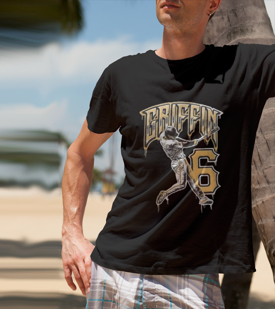 Konnor Griffin 6 Pittsburgh Pirates 2026 City Connect Baseball Player T-Shirt