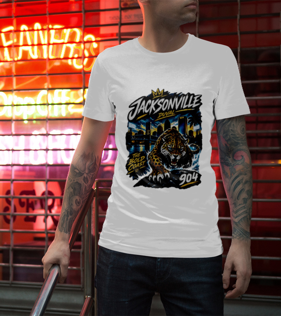 Jacksonville Duval 904 The Bold Coast T-Shirt