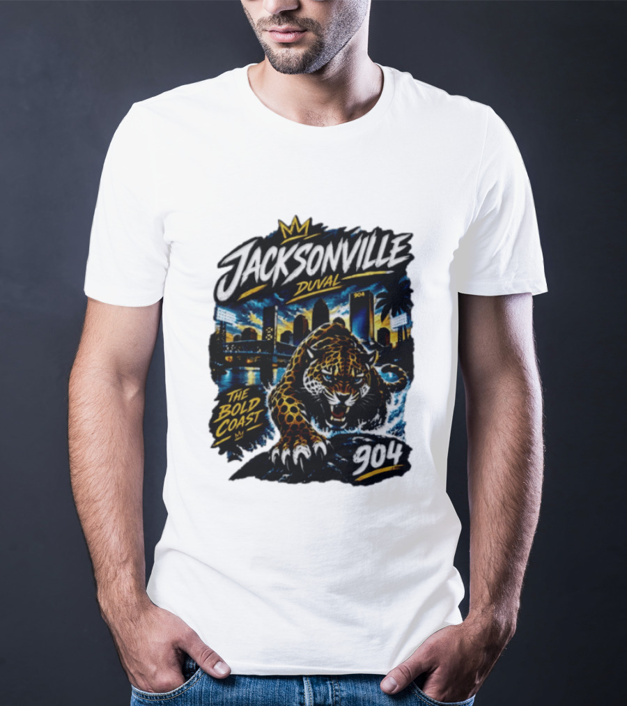 Jacksonville Duval 904 The Bold Coast T-Shirt