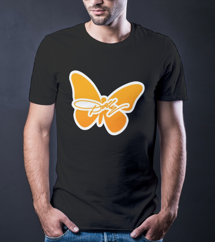 Tennessee Dolly Parton Butterfly Heritage Football T-Shirt