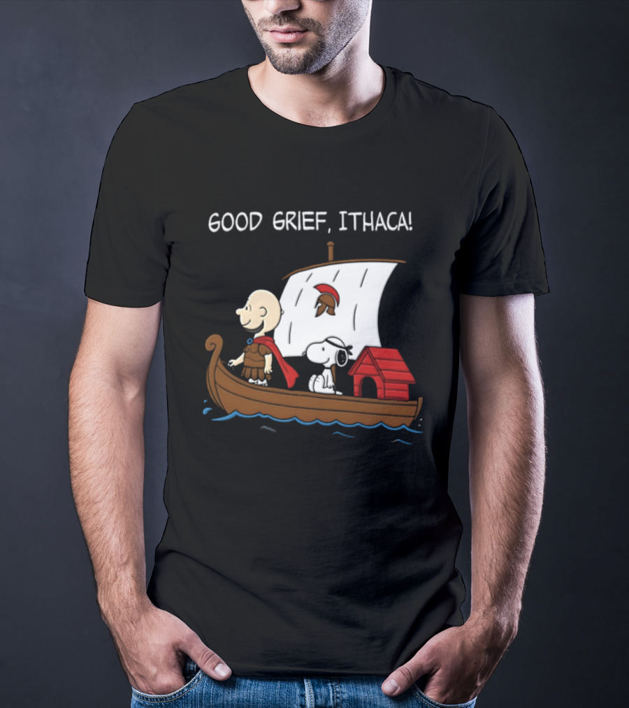 Good Grief Ithaca Charlie Brown Snoopy Peanuts T-Shirt