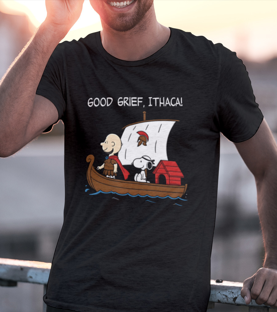 Good Grief Ithaca Charlie Brown Snoopy Peanuts T-Shirt