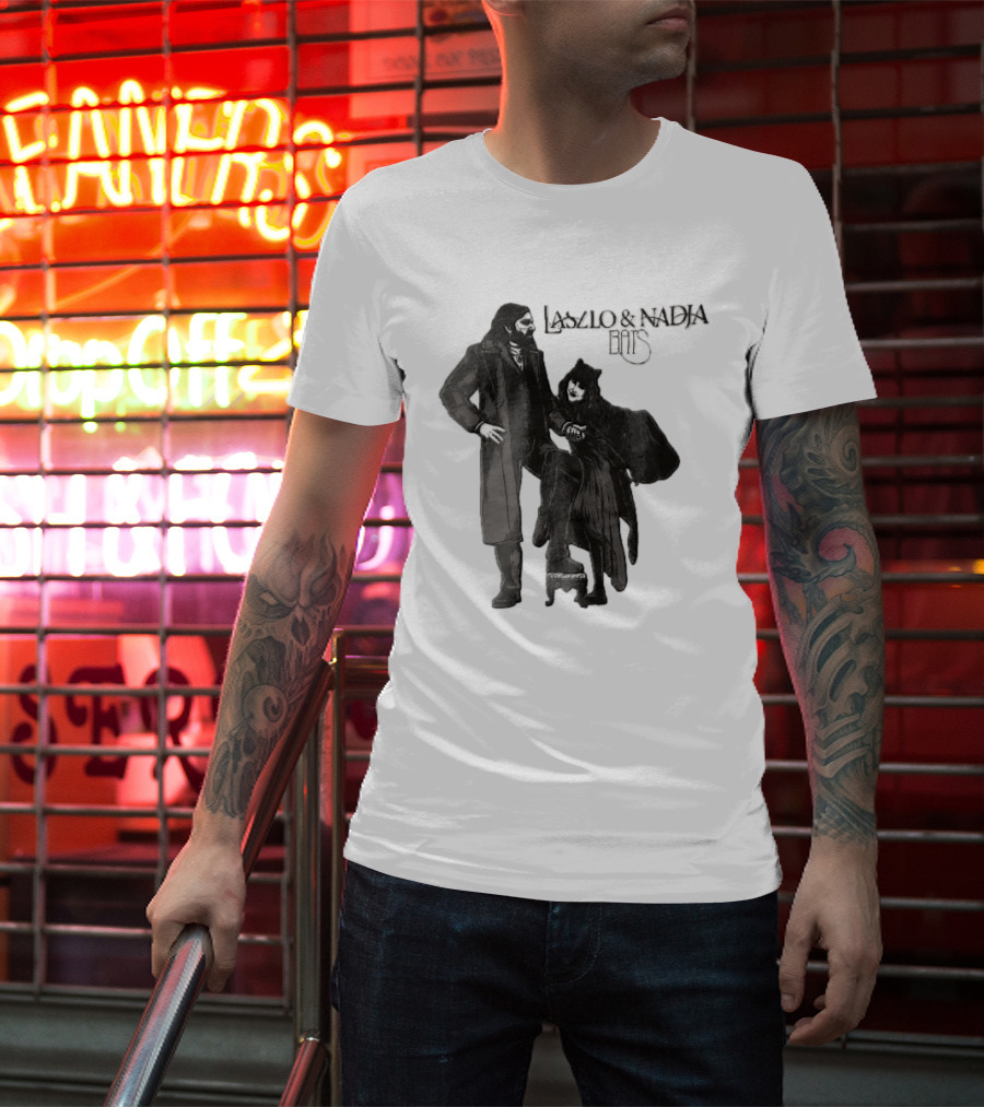Laszlo And Nadja Bats Gothic Vampire Couple T-Shirt