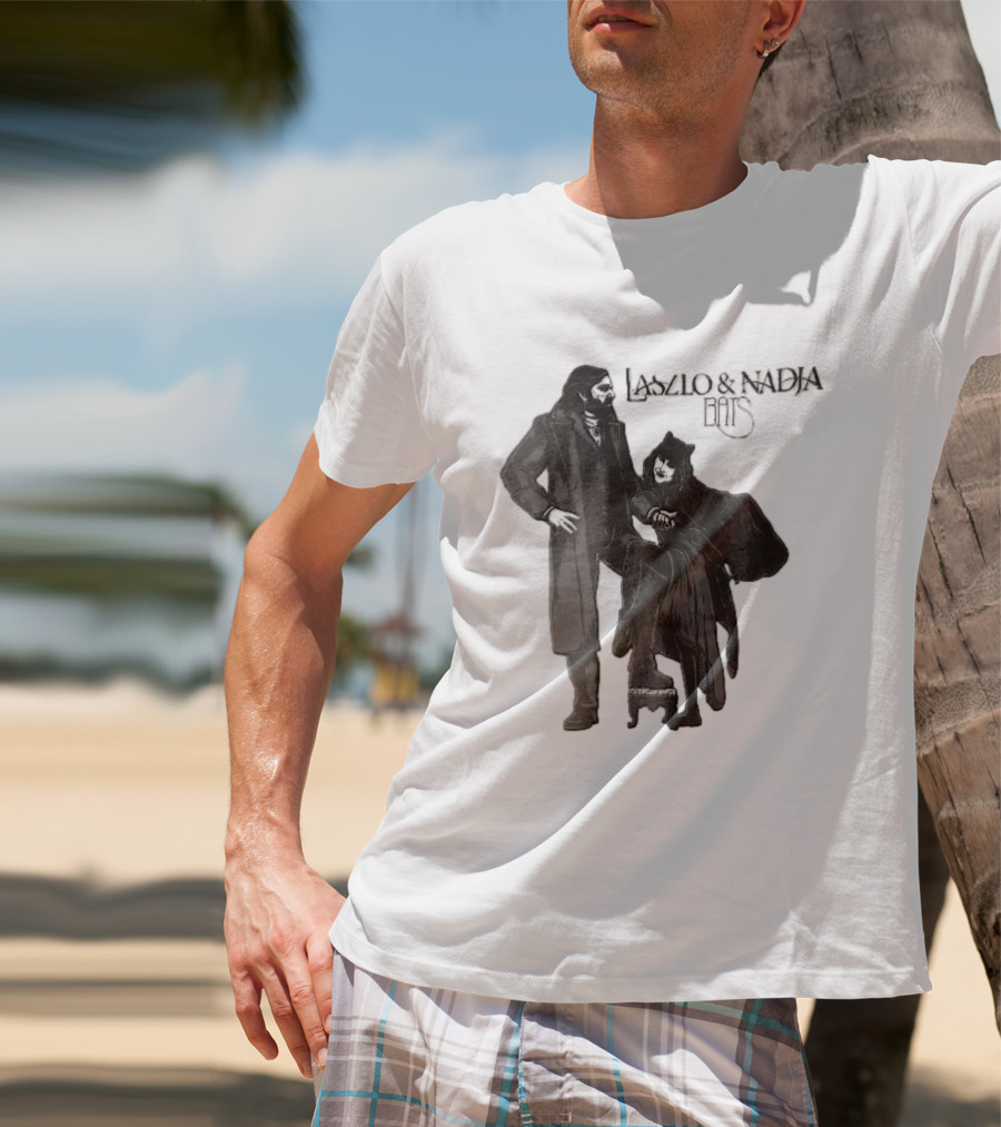 Laszlo And Nadja Bats Gothic Vampire Couple T-Shirt