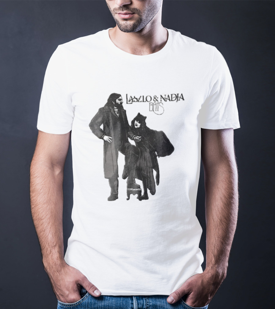 Laszlo And Nadja Bats Gothic Vampire Couple T-Shirt