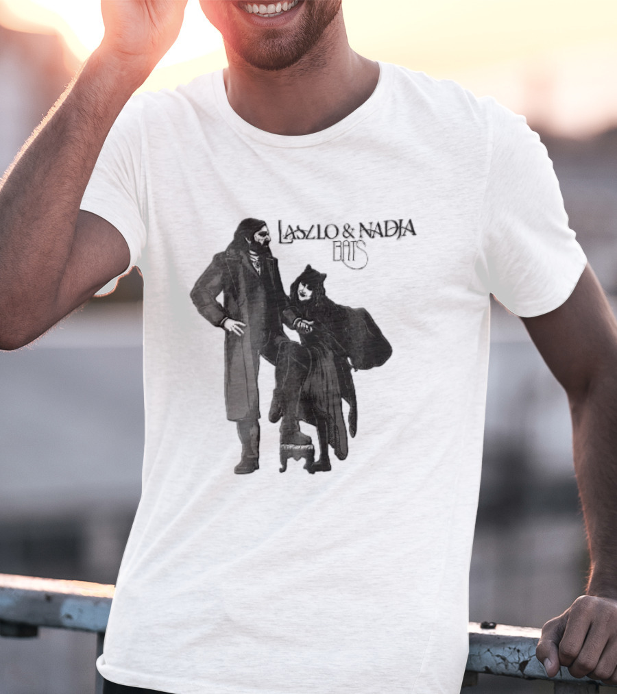 Laszlo And Nadja Bats Gothic Vampire Couple T-Shirt