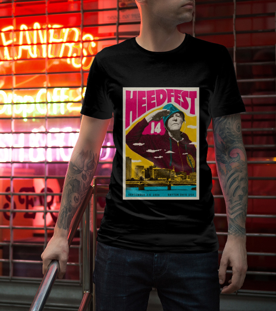 HeedFest 14 September 3 6 2026 Dayton Ohio USA T-Shirt