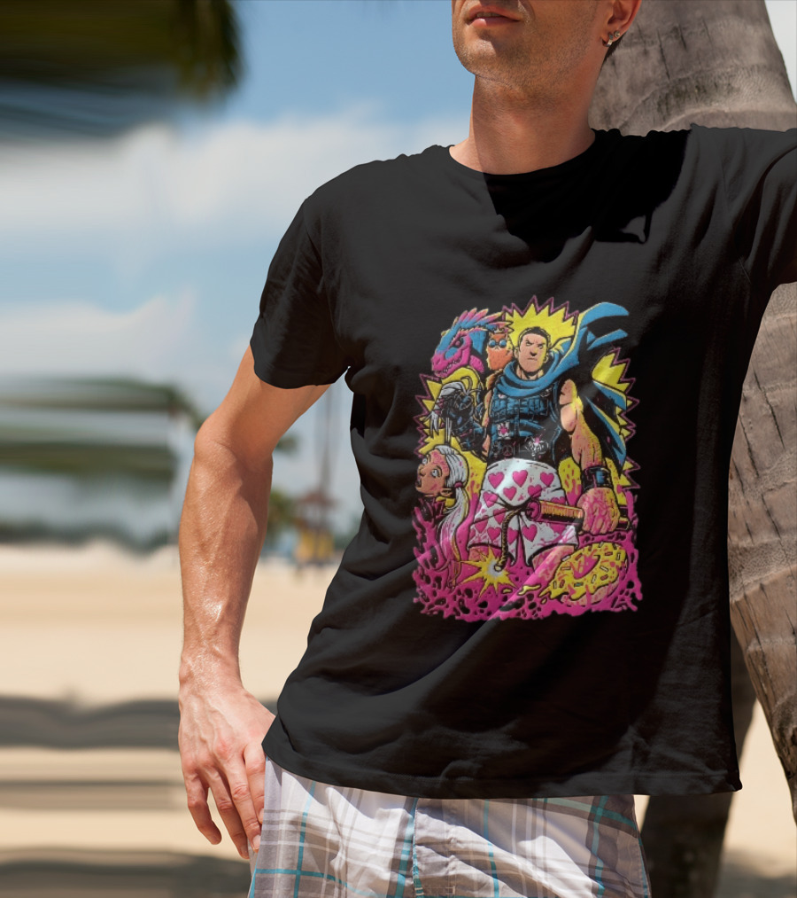 Goddamnit Donut Miss Me Matt Dinniman Neon Warrior Heart Boxers Dinosaur Cat T-Shirt
