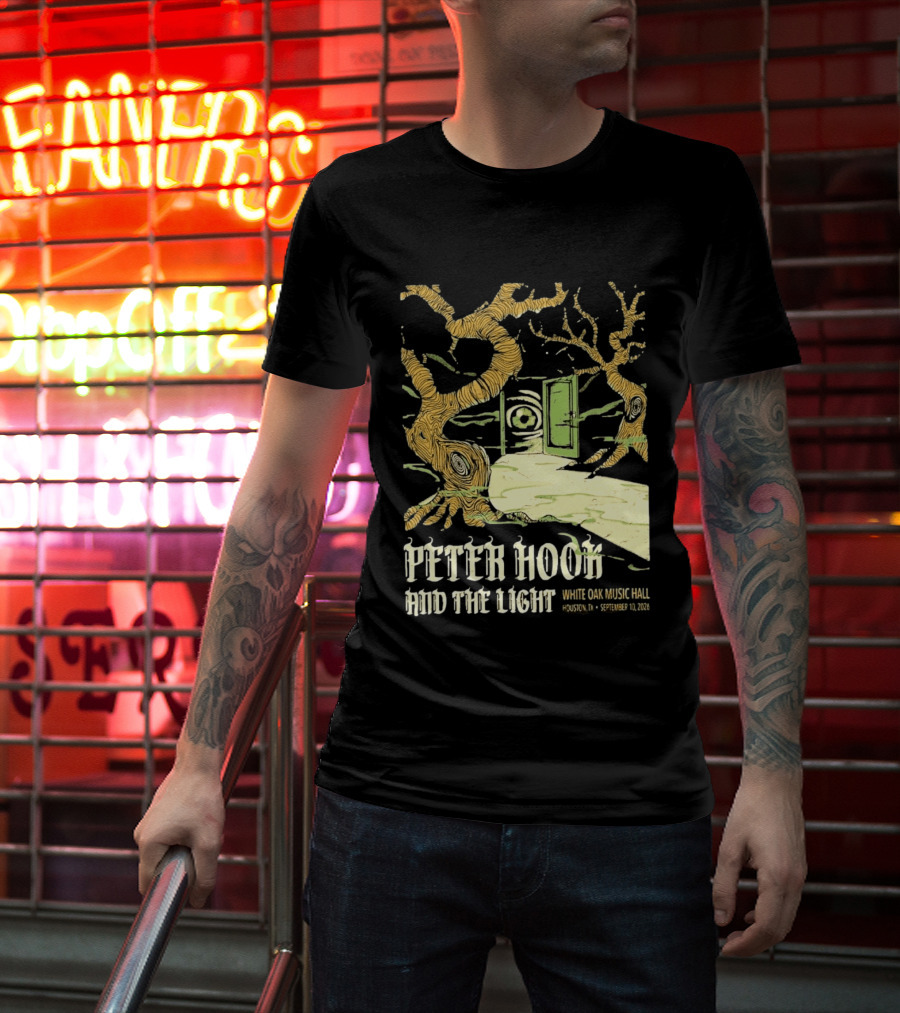 Peter Hook And The Light White Oak Music Hall Houston September 10 2026 Event T-Shirt