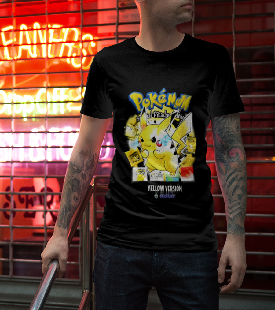 Pokémon Special Pikachu Edition Yellow Version Game Boy Nintendo T-Shirt